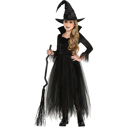 Nav Item for Kids' Fairytale Witch Costume Image #1
