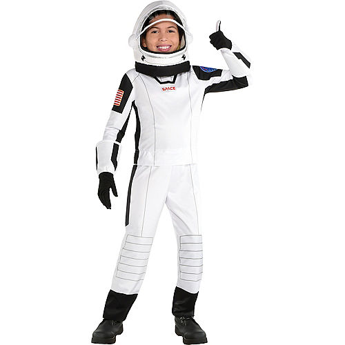 Nav Item for Kids' In-Flight Astronaut Costume Image #1