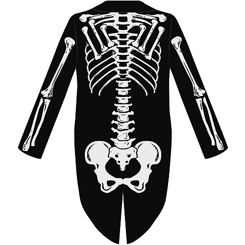 Nav Item for Skeleton Tailcoat Jacket for Adults Image #3
