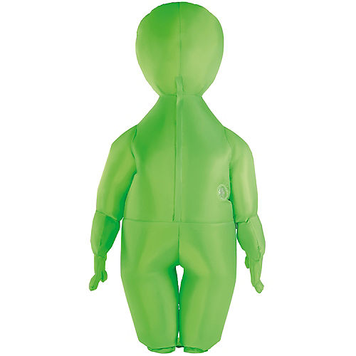 Nav Item for Kids' Green Alien Inflatable Costume Image #3