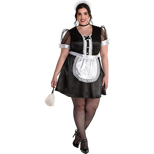 Adult Sassy Maid Costume - Plus Size Image #1