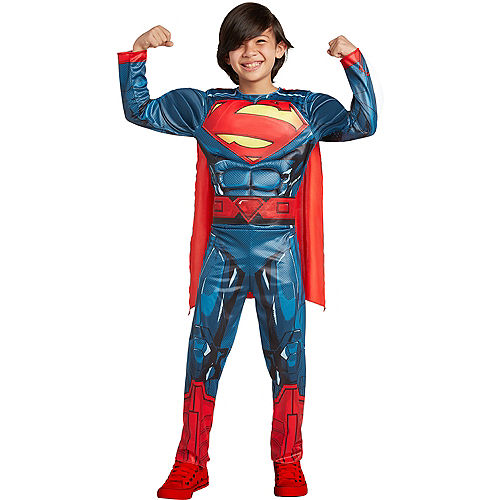 Nav Item for Superman Muscle Costume for Kids - Justice League  Image #1