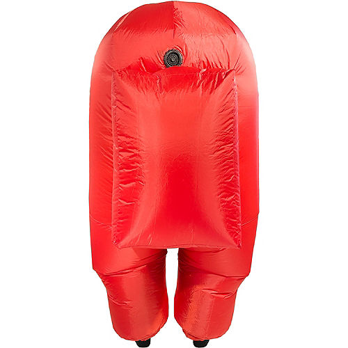 Nav Item for Adult Red Among Us Inflatable Costume Image #3