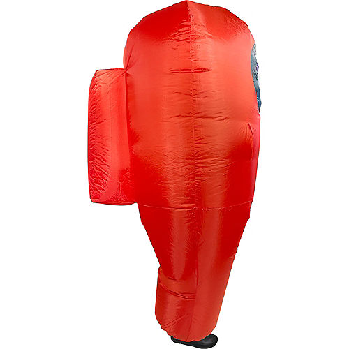 Adult Red Among Us Inflatable Costume Image #4