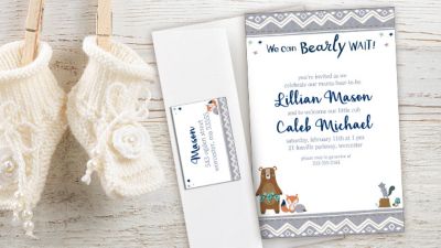 cheap personalized baby shower invitations