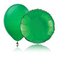 Festive Green Balloons