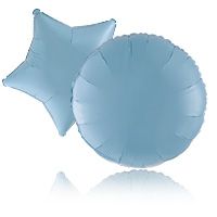 Pastel Blue Balloons