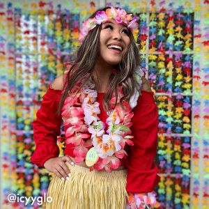 hawaiian party theme dress