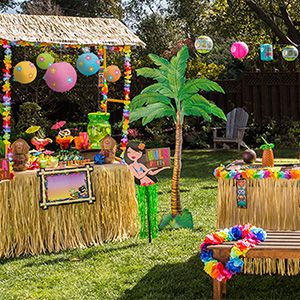 baby shower hawaiian decorations